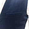 Vest Italian Style Men's Navy Ready for Ship Retail Classic Breathable Regular Single Breasted Business