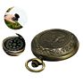 Vintage Bronze Compass Design Pocket Watch Retro Pocket Watch Compass