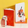 Vintage Modern Lucite Arched Bookends Office and School Supplies Luxury Crystal Acrylic Decorative Bookends