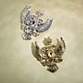 Vintage Unique Eagle Crown Gifts Crystal Most Popular Brooch Pin for Women