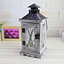 Vintage Wooden Candle Lantern Hanging Glass Candle Holder Decoration