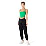 Waffle Fabric High Elastic Training Yoga Pant Casual Loose Track Pants Jogger for Women