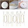 Wall Display Plates Hanger W Type Dish Spring Holder Hook Home Decor