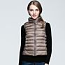 Warm Lightweight Stand Collar Women Puffer Waistcoat Warm down Vest