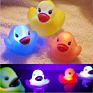 Water Bath Toys Swim Pool Floating Glowing Led Duck Baby Bath Toys for Toddler Baby Kids Birthday Gifts