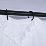 Water Proof 100% Polyester Boho Ruffle Diamond Bathroom Shower Curtain For