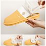 Waterproof Cotton Slippers Women's Autumn Home Removable Cotton Slippers Men's Warm Non-Slip Couple Woolen Slipper