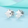 Wholesales 925 Sterling Silver Earrings Game Puzzle Stud Earrings Fit Gift Women Wearing Jewelry