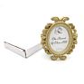 Wholesales Gold Oval Baroque Photo Frame Wedding Favors Golden Elliptical Picture Frame Event Party Supplies