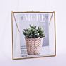 Wholesales Hanging Floating Double Sides Glass Picture Frame Pressed Flower Frame