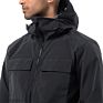 Windbreaker Storm Jacket Men's Wear Windproof Stretch Fabric with Two Chest Pockets