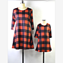 Mommy And Me Dress Plaid Summer Family Mother Daughter Dresses
