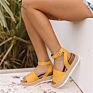 Women High Heel Espadrille Style Mujer Chanclas Sandals for Women Suka