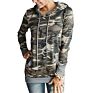 Women Hoodies Tops Floral Printed Long Sleeve Pocket Drawstring Sweatshirt with Pocket Jacket Hooded Tracksuit E0552