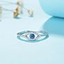 Women Jewelry Diamond Cubic Zirconia Cz Evil Eyes Ring 925 Sterling Silver Rings