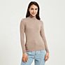 Women Knit Solid Jersey Basic High Neck Pullover plus Size Sweater Women's Sweater over Sized Turtle Neck Sweaters