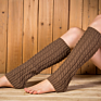 Women Ladies Leg Warmers Thermal Knitted Long Boot Sock Leg Warmers