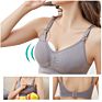 Women Seamless Clip down Maternity Sleep Nursing Bra for Breastfeeding