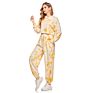 Women's 2 Piece Tie Dye Sweatsuit Outfits Lounge Pajamas Set Long Sleeve Jogger Loungewear Set