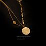 Womens Accessories Cuban Necklace Stainless Steel Jewelry Necklace Charms Gold Chain Pendant Necklace Women
