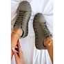 Women's Shoes round Toe Thick Bottom Lace-Up Canvas Shoes Large-Size Printing Casual Shoes