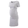 Women's Side Ruched Maternity Clothes Bodycon Dress Mama Casual Short Sleeve Wrap Dresses Womens Clothing plus Size