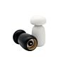Wood Salt and Pepper Mill Set, Pepper Grinders, Salt Shakers with Adjustable Ceramic Rotor -Pack of 2