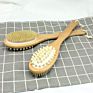 Wooden Boar Bristle Dry Skin Body Brush for Bath Set Massage Spa Brush Exfoliating Brushes