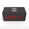 Wooden Digital Led Alarm Clock with Wireless Phone Charging Table Clock Promotional Gift Logo Design Desktop Clock