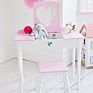 Wooden Princess Dressing Table and Chair Set with Mirror