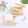 Wooden Soap Holder Storage Soap Rack Bathroom Dishcloth Box Bamboo Wood Soap Dish Jv303