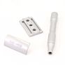 Yaqi Silver Color Painting Stainless Steel Handle 3 Pcs Mens Safety Razor