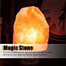 Yjn5461 Natural round Rock Himalayan Crystal Salt Lamp Night Light