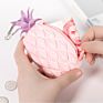 Youngs Ys-Lqb067 Customized Silicone Coin Purse Keychain Pineapple Wallet Silicone Coin Purse