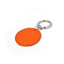 Ysure Saffiano Leather Gift Keychain, Circle Keyring,Leather Promotion Gift Keys Chain Holder