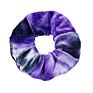 Yucat Elastic Ponytail Holders Women Hair Scrunchies Accessories Hair Ties Velvet Tie Dye Scrunchies