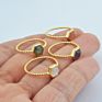Zg0449 Healing Crystal Jewelry Ring Stacking Natural Gemstone Crystal Ring