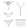 Zinc Alloy Bikini Front and Back Chain Circle Connector