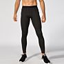 Zipper Pocket Wicking Man Quick Drying High Elastic Tight Fitting Leggings Man Polyester Stretch Sports Running Fitness Trousers