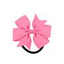 Zn Colorful Ribbon Hair Bows Girls Baby Children Elastic Hair Rope Hair Accessories