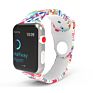 Boorui Silicone Print Patterns Watch Bands for Apple Watch Band Designer Straps for Apple Watch Series 7 6 5 4 3 2 1 /