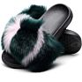 Ladies Vegan Faux Fur Slippers, Little Girls Faux Fur Slippers, Popular Faux Fur Slippers
