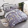 Luxury Printed Pillow Case Bed Sheet and Quilting Comforter Sets Quilt Bedding 4 Piece