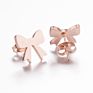 Personality Simple Animal Bird Earrings for Girls Ladies Simple Stainless Steel Stud Earrings Jewelry