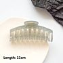 Mio Large Korean Hairgrips Frosted Banana Hair Clips Plastic Claw Clips Nonslip Hair Clamp Hair Claw Clips Women Matte