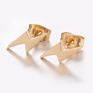 Personality Simple Animal Bird Earrings for Girls Ladies Simple Stainless Steel Stud Earrings Jewelry