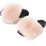 Ladies Vegan Faux Fur Slippers, Little Girls Faux Fur Slippers, Popular Faux Fur Slippers