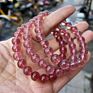 Luxury Feng Shui Rose Quartz Jade Stone Bead Bracelets Simple Men's Natural Gems Stone Healing Crystal Bracelet