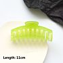 Mio Large Korean Hairgrips Frosted Banana Hair Clips Plastic Claw Clips Nonslip Hair Clamp Hair Claw Clips Women Matte