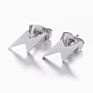 Personality Simple Animal Bird Earrings for Girls Ladies Simple Stainless Steel Stud Earrings Jewelry